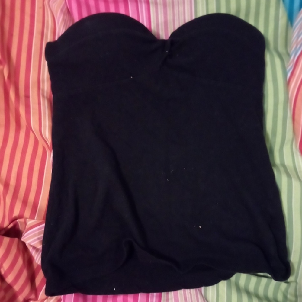 Cute strapless top